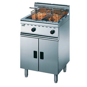 J10-Fryer J10 Lincat Double Pan, Double Basket Gas Fryer  