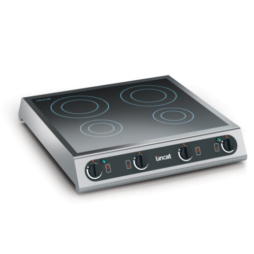 IH42-500x500 IH42 Lincat Energy Efficient, Tabletop Induction Hob, 4 Zones  