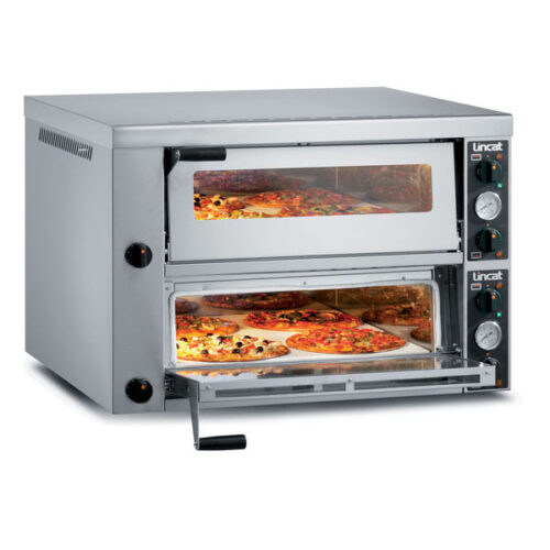 PO430-21-500x500 PO430-2 Lincat Pizza Oven, Double deck, 8x12"  