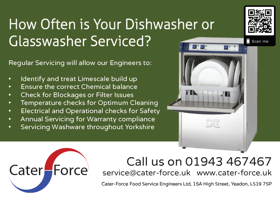Updated-Dishwasher Cater-Force are still carrying out Repairs and Service work throuhgout Yorkshire  