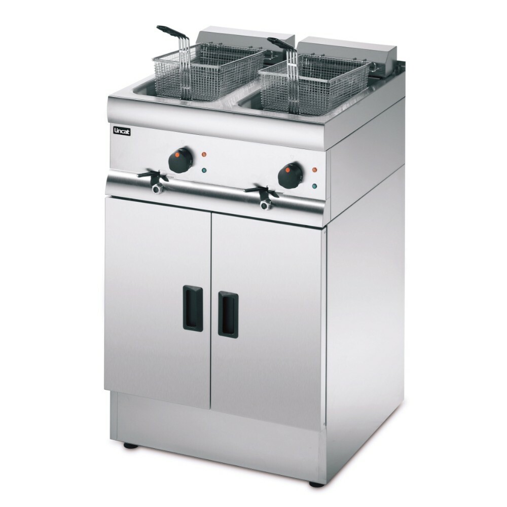 J12_01 J6 Lincat Single Pan, Single Basket Electric Fryer  