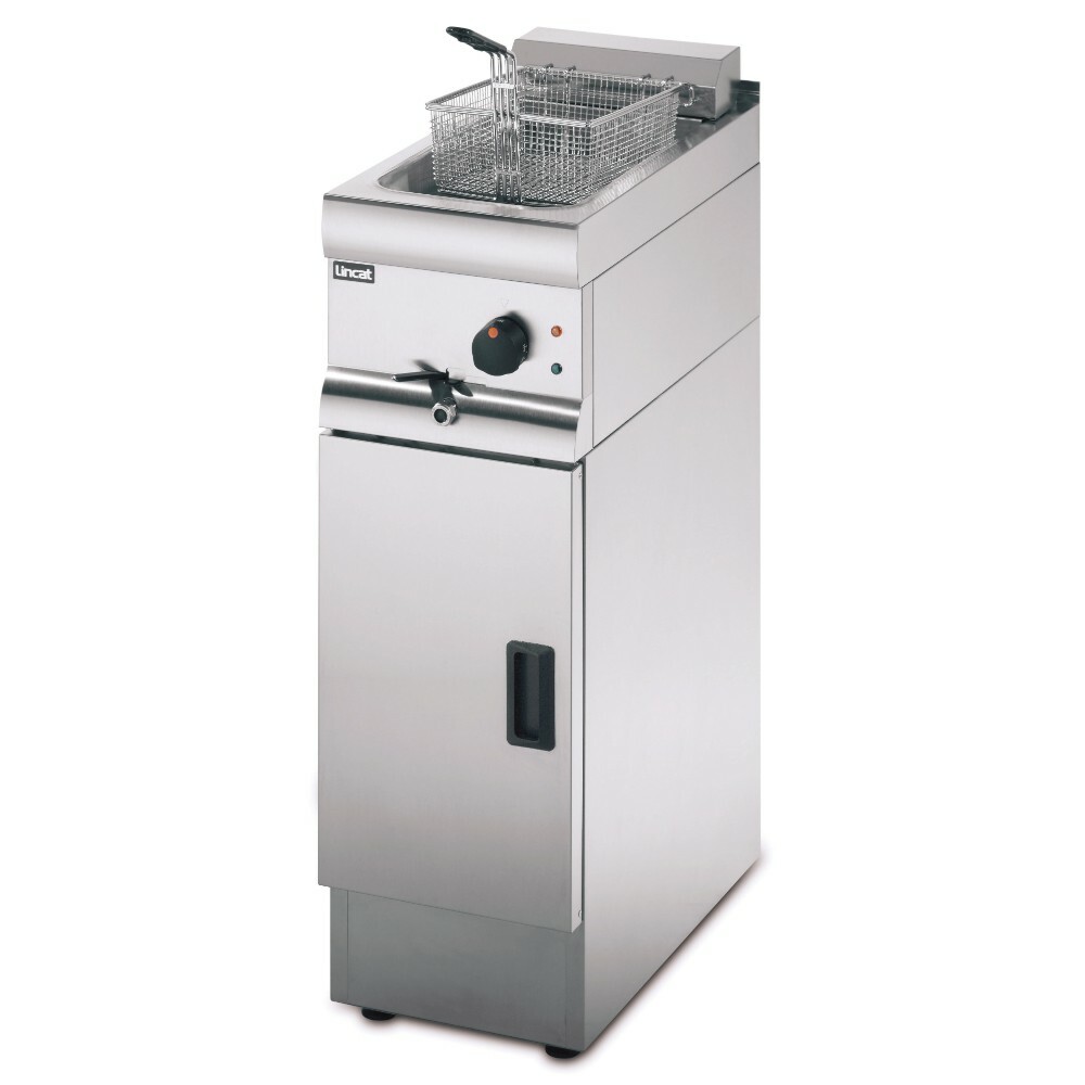 J6_01 J12 Lincat Twin Tank, 2 Baskets Electric Fryer  