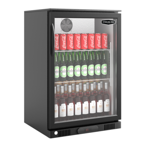 Sterling-Pro-SP1HC-BK_01-500x500 SP1HC-BK - Single Door Black Bottle Cooler  